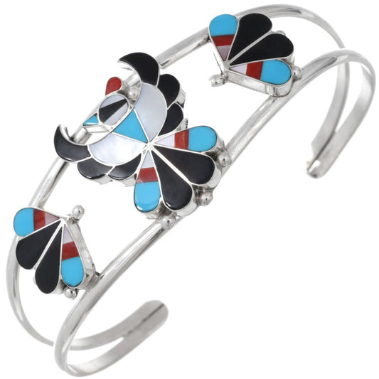 Ladies Thunderbird Mult-Inlay bracelet by Breon Wallace