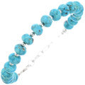 Turquoise Nugget Bracelet by Lula Begay, Navajo