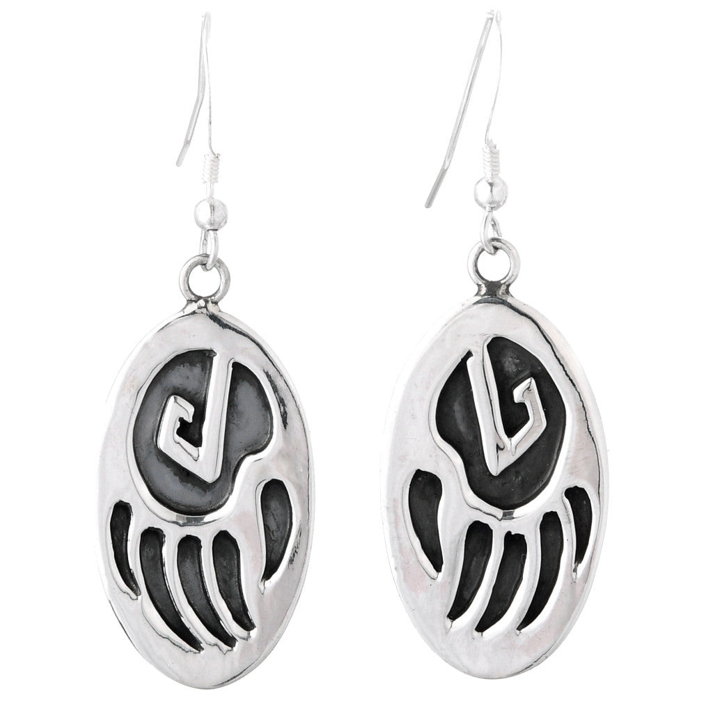 Bear Paw Overlay Earrings