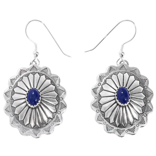 Lapis Concho Earrings