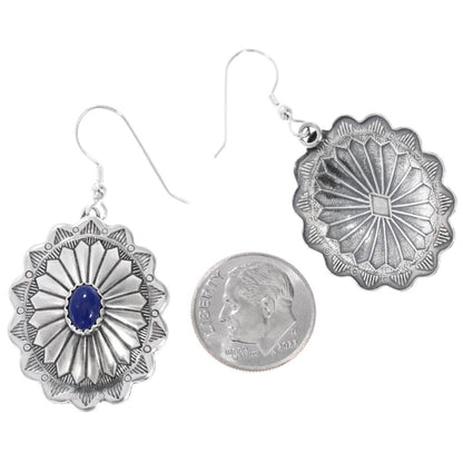 Lapis Concho Earrings